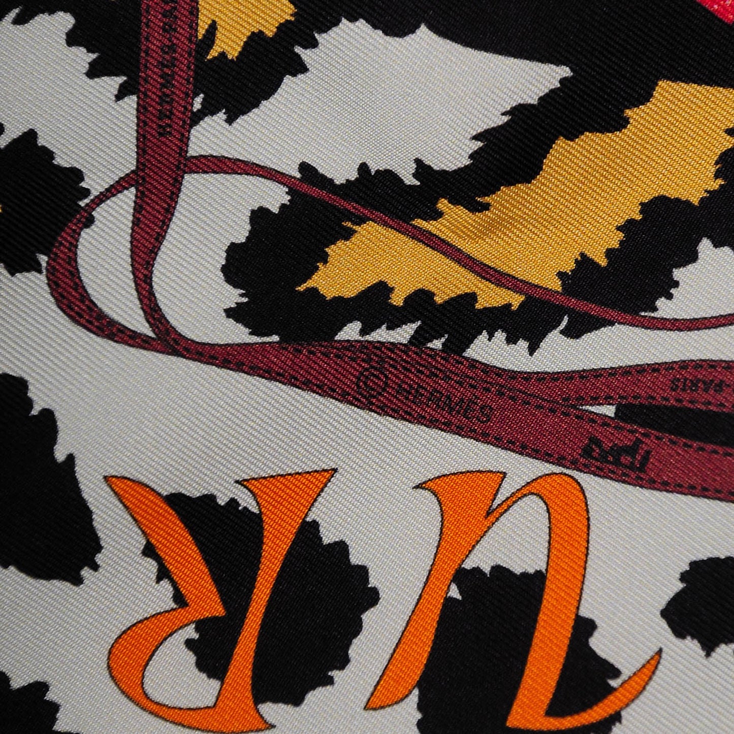 Silk Monsieur et Madame Pocket Square Scarf Rouge Gris Perle Reglisse