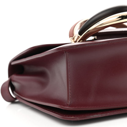 Chloe Calfskin Kattie Shoulder Bag Burgundy 8 of 9