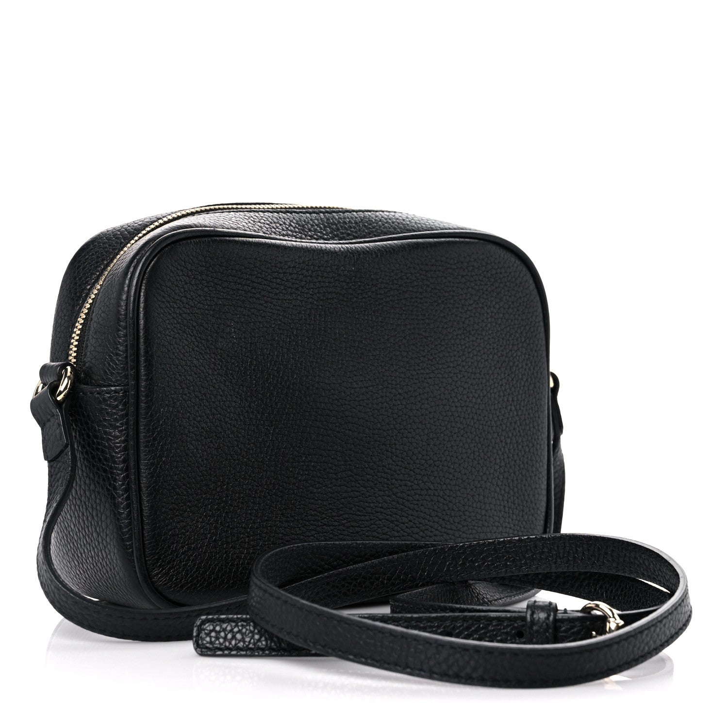 Gucci Pebbled Calfskin Small Soho Disco Bag Black 3 of 12