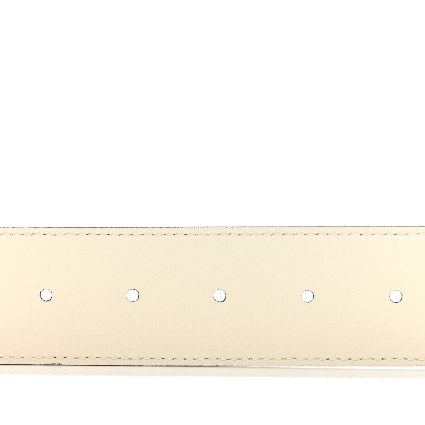 Calfskin Double G 40mm Belt 80 32 Mystic White