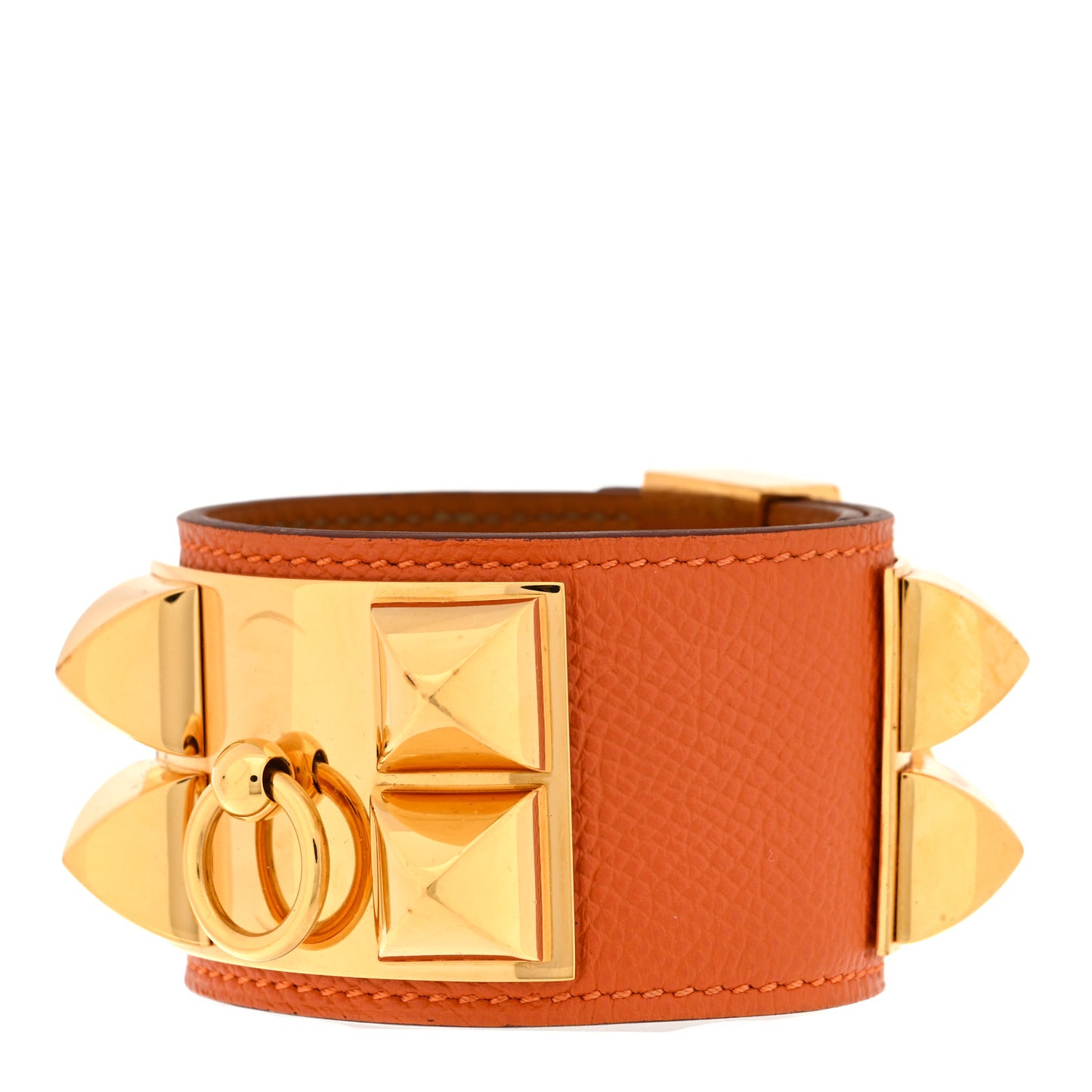 Epsom Collier De Chien CDC Bracelet S Orange