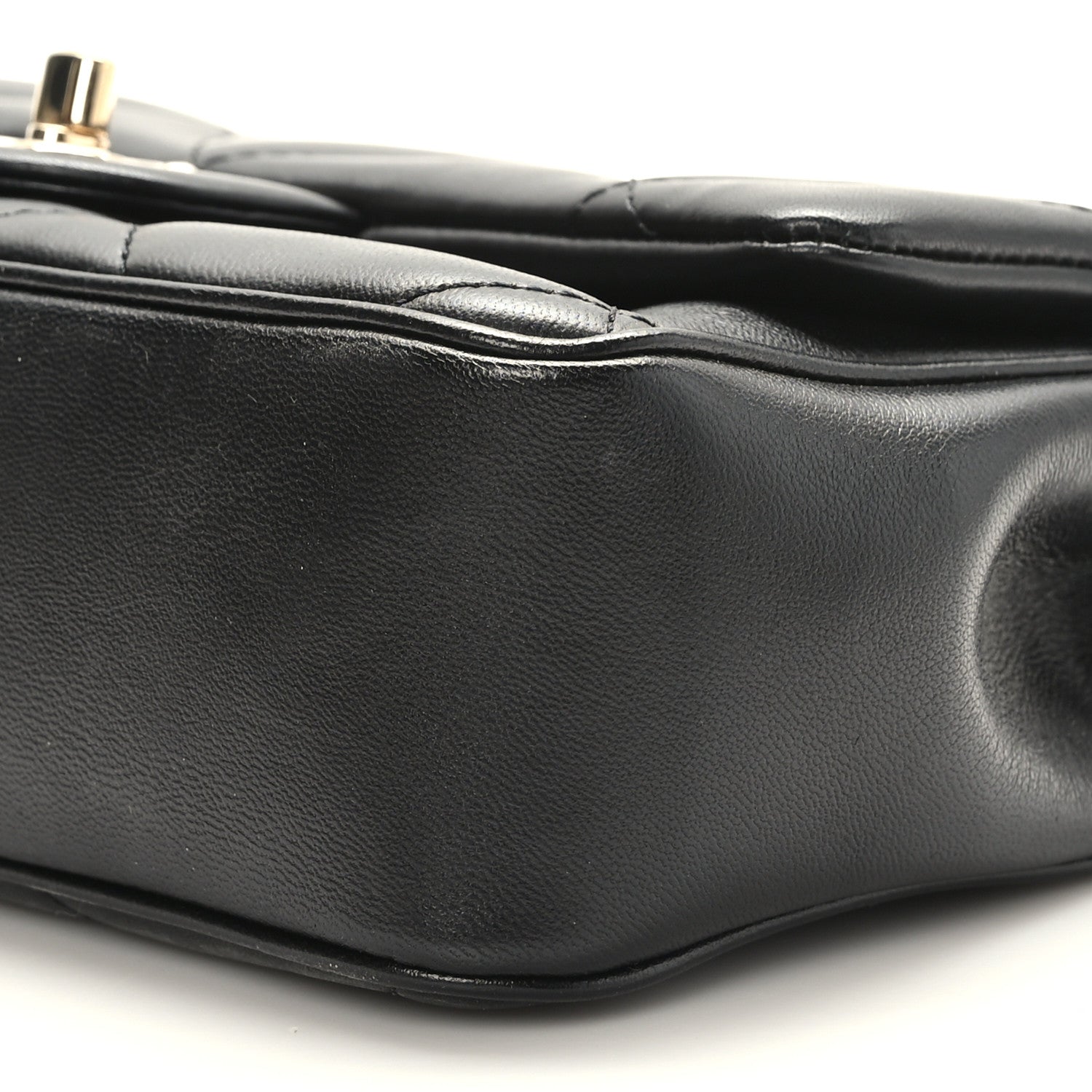 Chanel Lambskin Quilted Small Easy Carry Flap Black 9 of 9