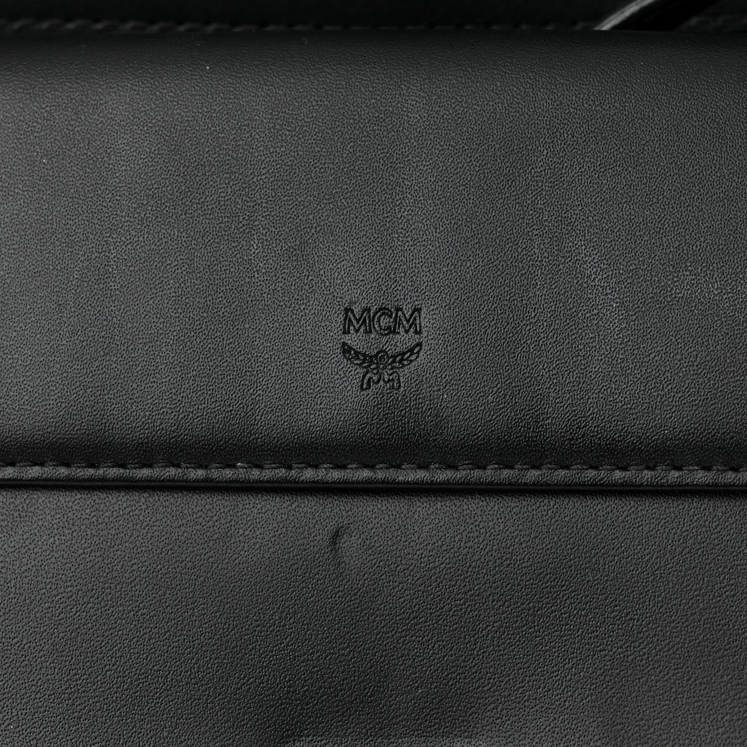 MCM Visetos Chain Wallet Crossbody Black 7 of 17