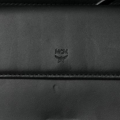MCM Visetos Chain Wallet Crossbody Black 7 of 17