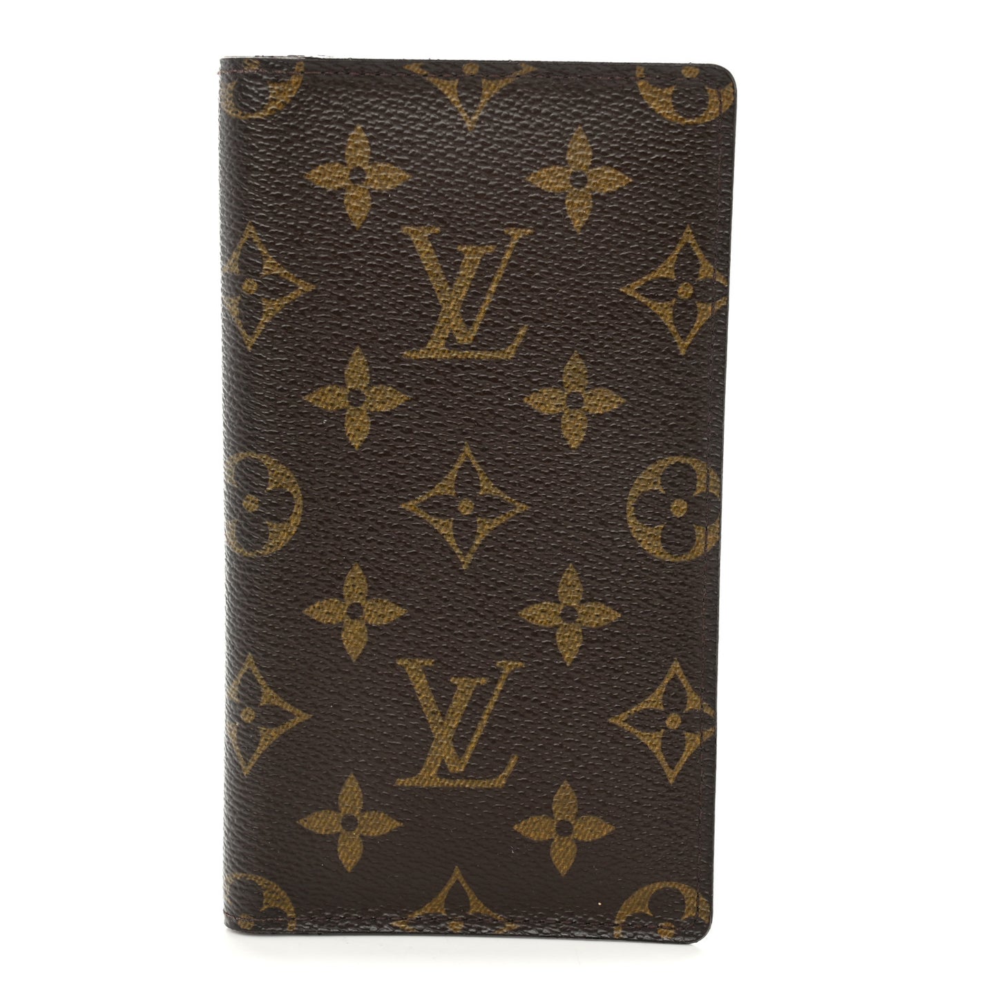 Monogram Checkbook Holder Case Wallet