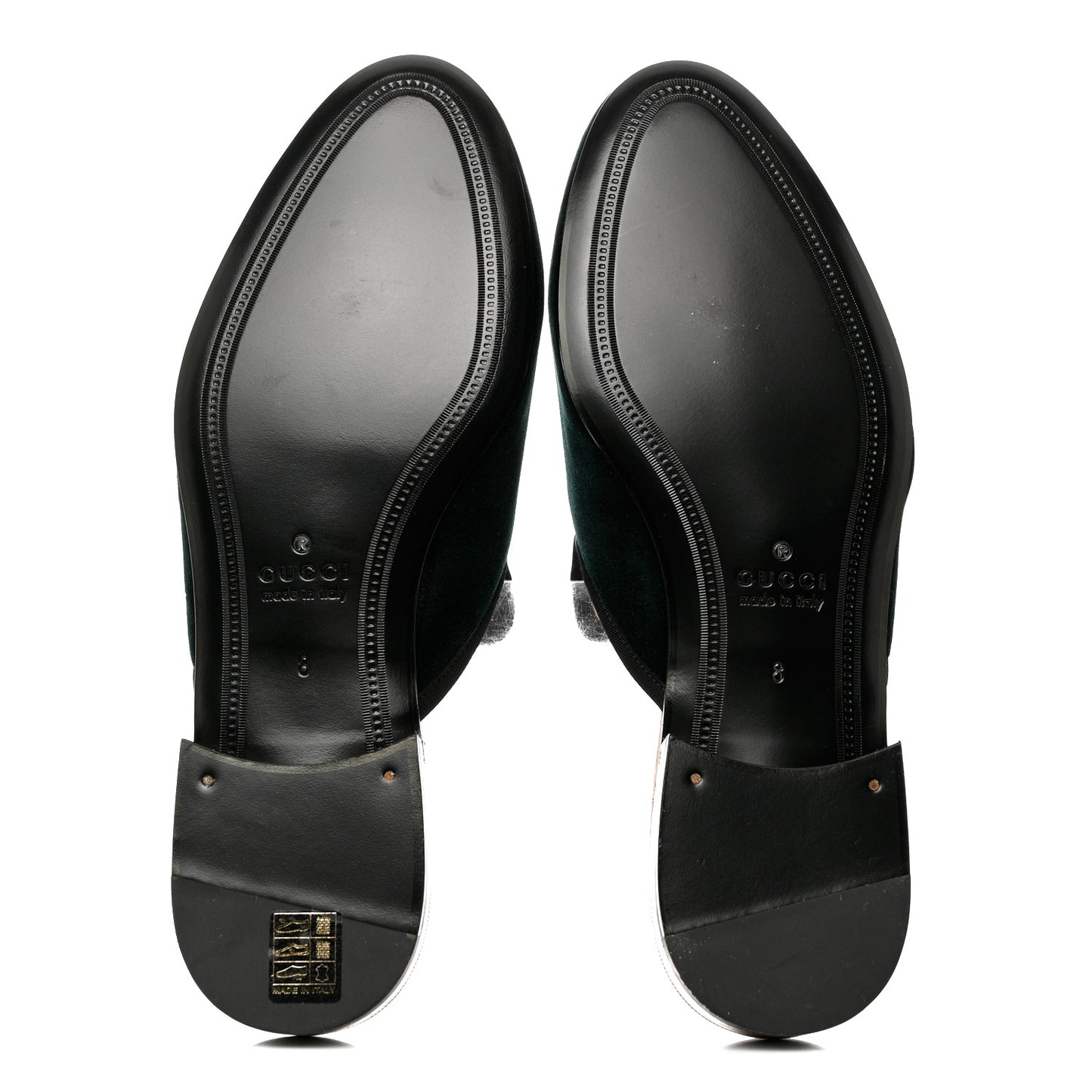 Velvet Mens Mules 8 Verde Black