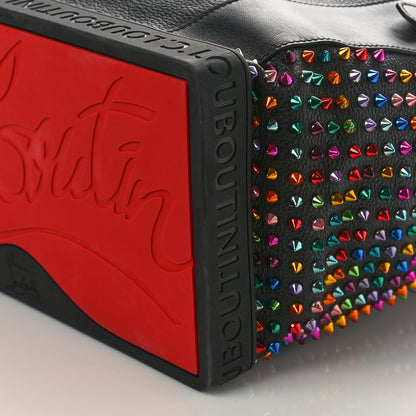 Christian Louboutin Calfskin Spiked Explorafunk Backpack Black Multicolor 8 of 8
