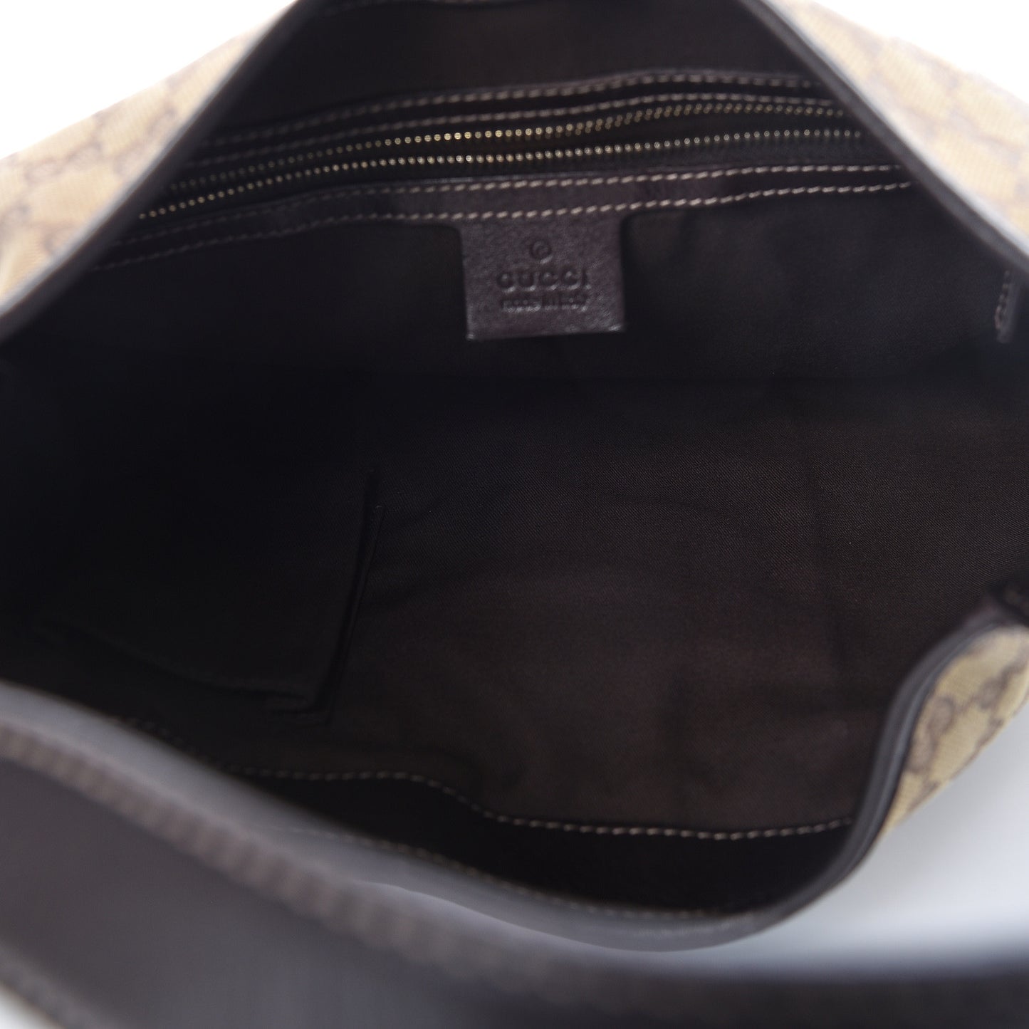 Monogram Web Jackie O Bouvier Hobo Dark Brown