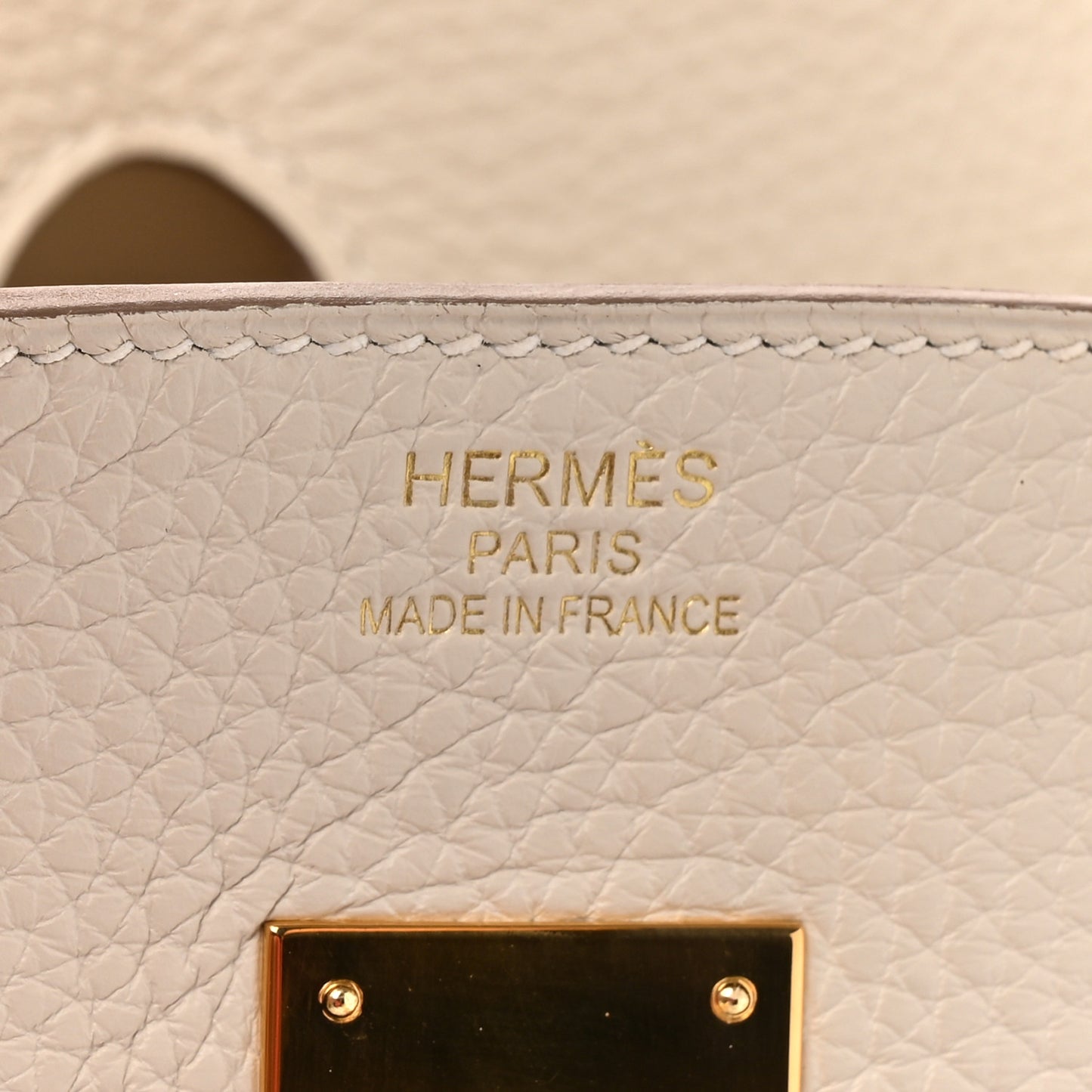 Taurillon Clemence Birkin 35 Craie