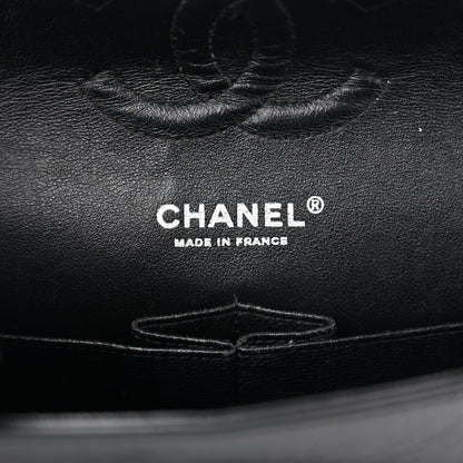 Chanel Patent Quilted Medium Double Flap Black 6 of 12