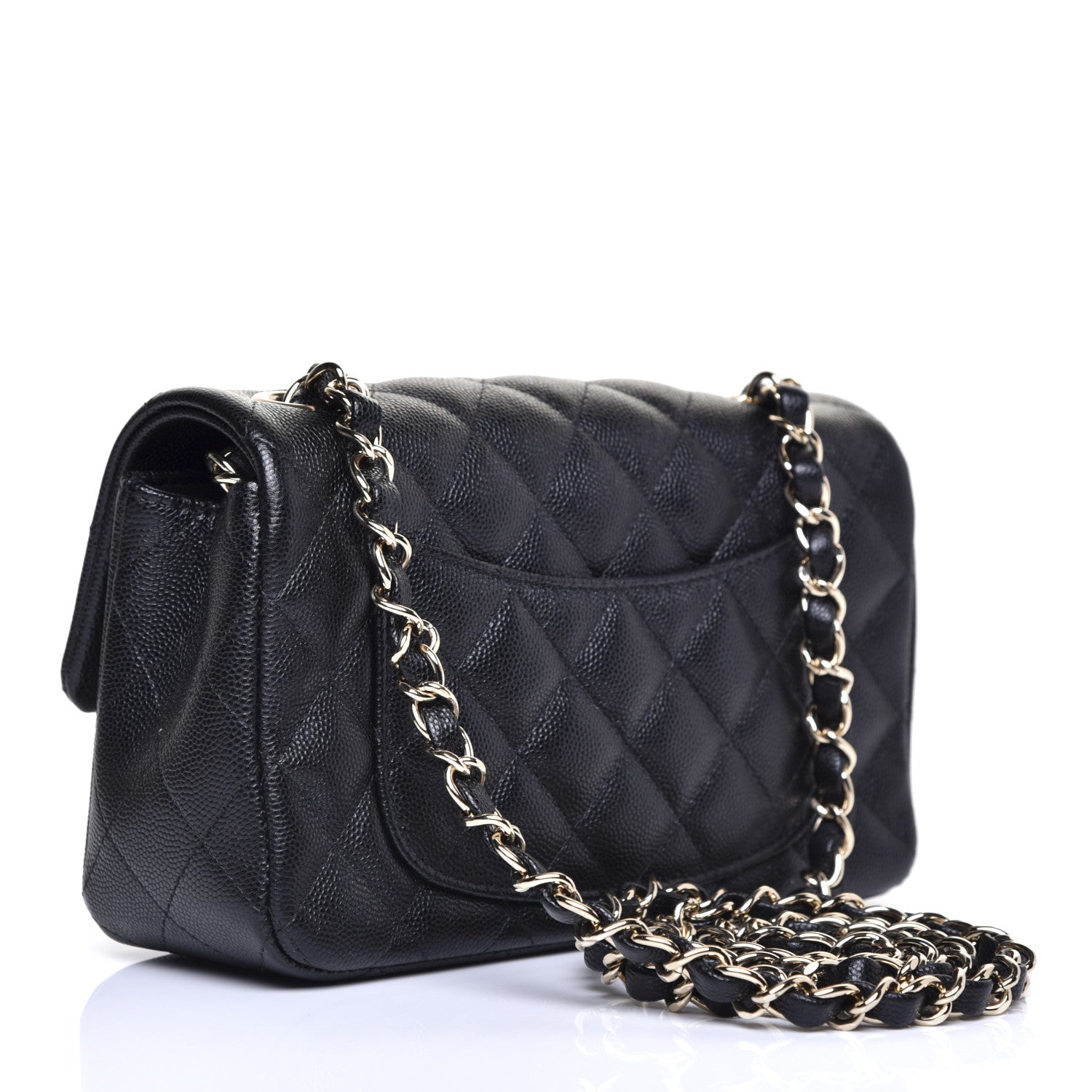 Chanel Caviar Quilted Mini Rectangular Flap Black 3 of 11