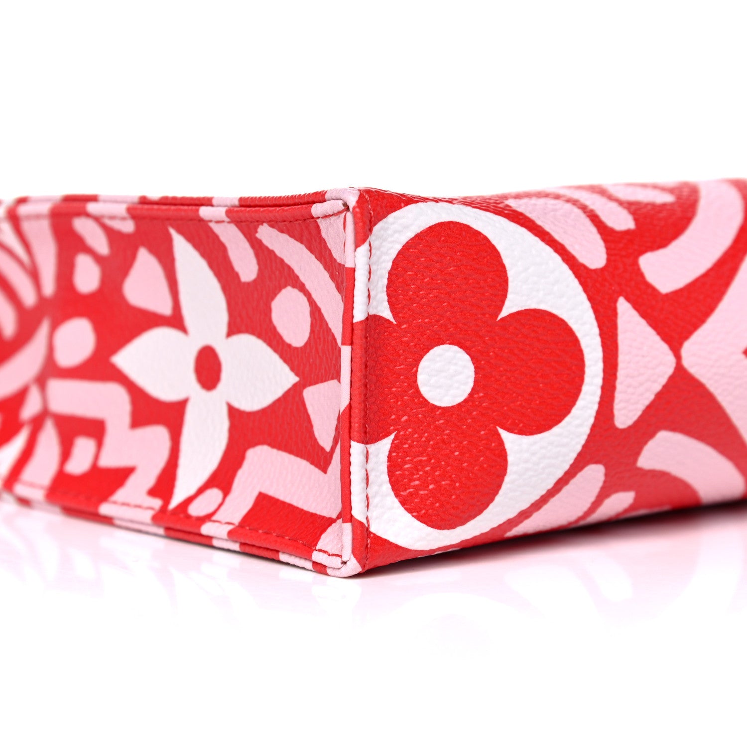 Louis Vuitton Monogram Giant Crafty Pochette Toiletry 26 Rouge Rose Creme 7 of 10