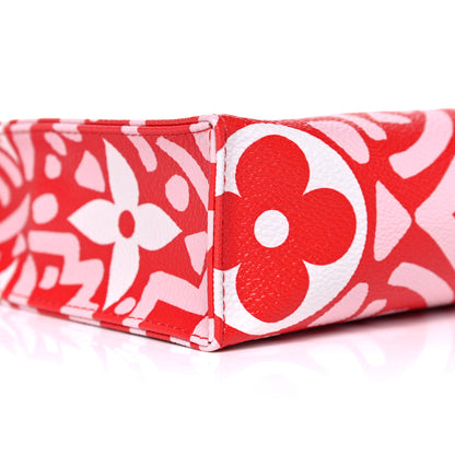Louis Vuitton Monogram Giant Crafty Pochette Toiletry 26 Rouge Rose Creme 7 of 10