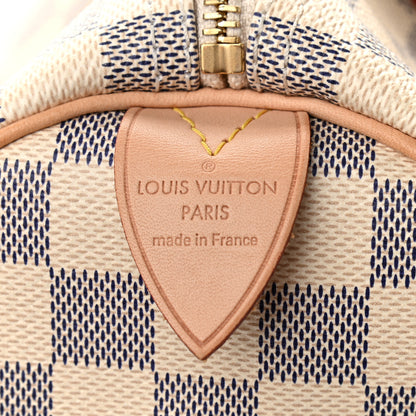 Louis Vuitton Damier Azur Speedy 30 6 of 9