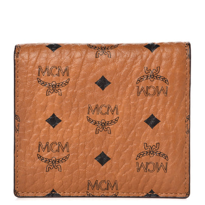 MCM Visetos ID Wallet Cognac 1 of 10