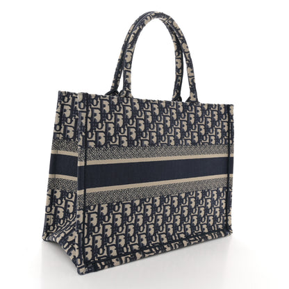 Christian Dior Oblique Medium Book Tote Blue Multicolor 3 of 11