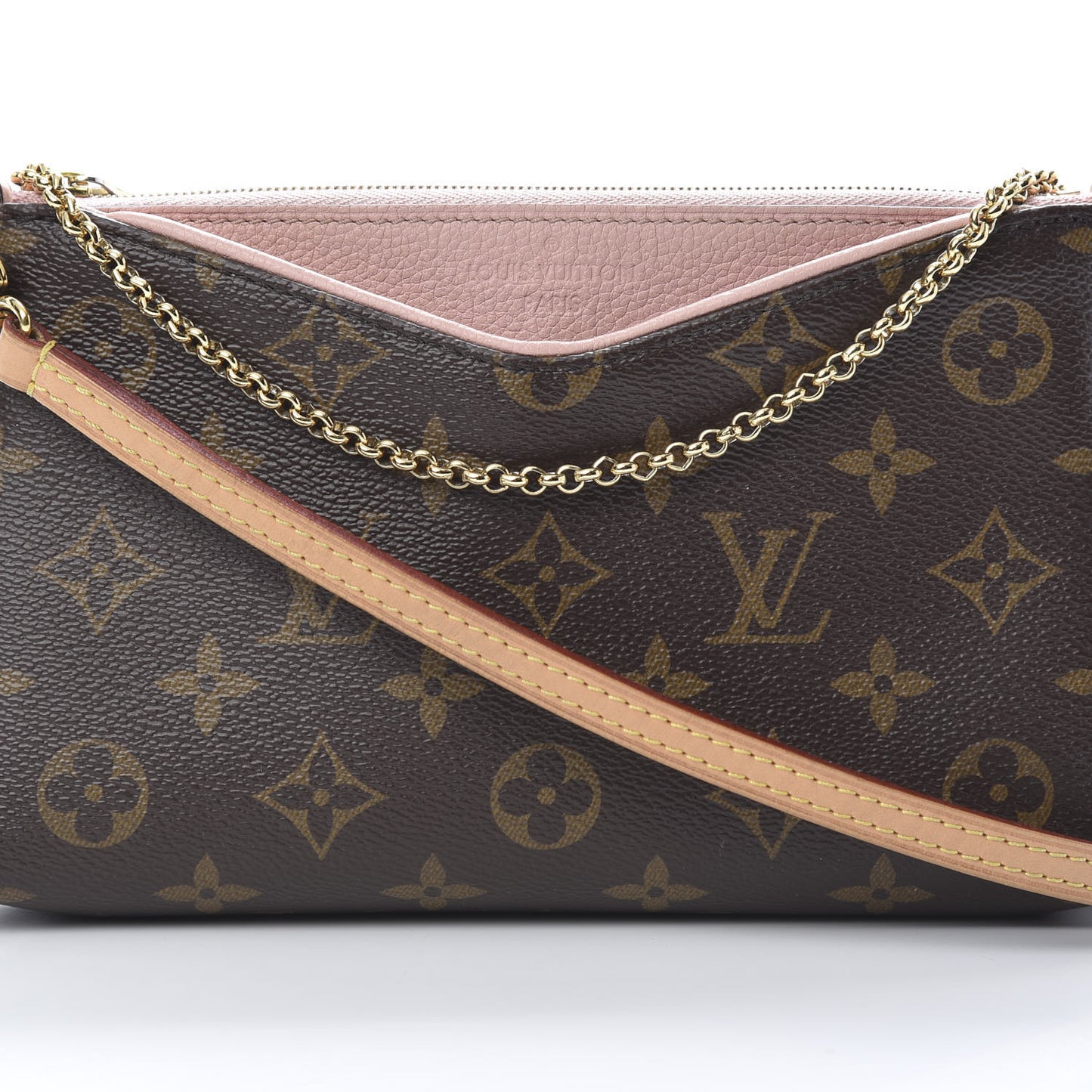 Monogram Pallas Clutch Rose Poudre