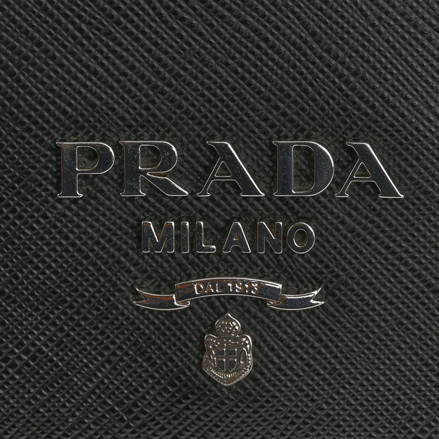 Prada Saffiano Soft Calfskin Chain Crossbody Bag Black 12 of 13