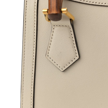 Gucci Wonka Grain Calfskin Mini Diana Tote Bag Mystic White 12 of 18