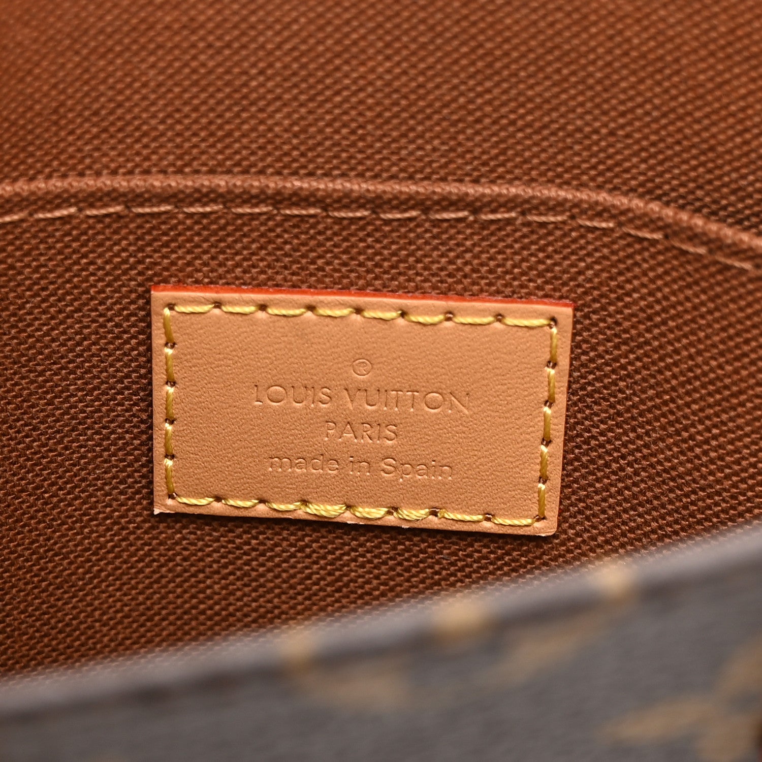 Louis Vuitton Monogram Petit Sac Plat 6 of 9