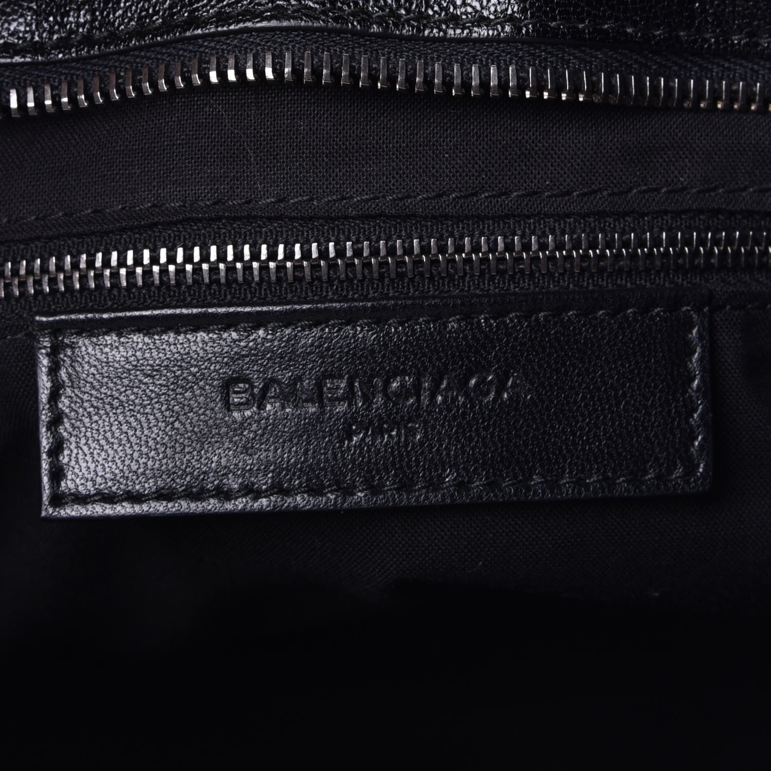 Balenciaga Chevre Iridescent Metallic Edge Hardware City Black 5 of 5