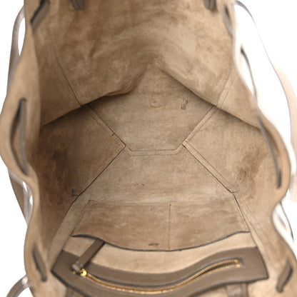Celine Soft Grained Calfskin Medium Belt Cabas Phantom Taupe 5 of 14