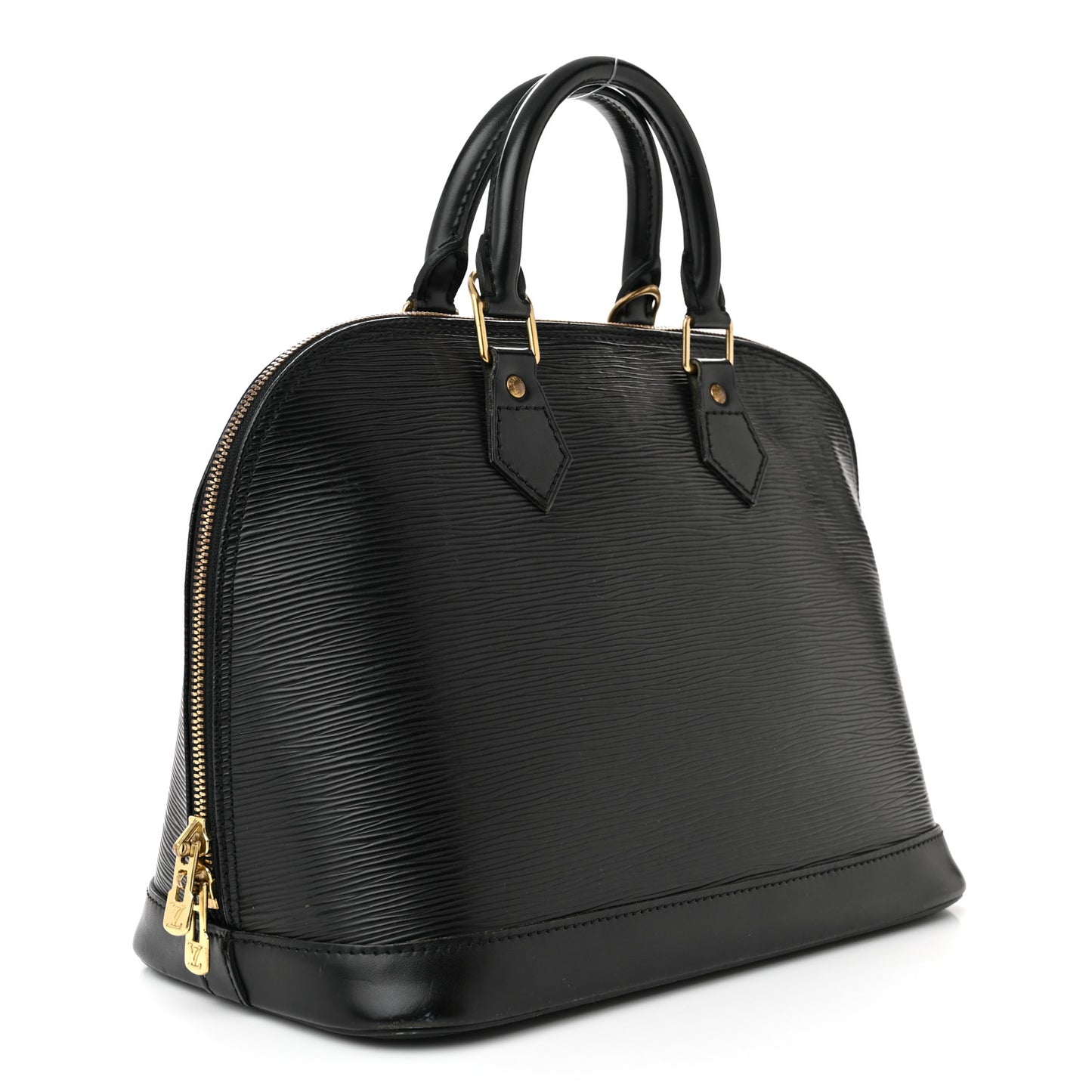 LOUIS VUITTON Epi Alma PM Black