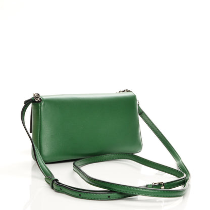 Fendi Nappa Micro Baguette Verde 3 of 8