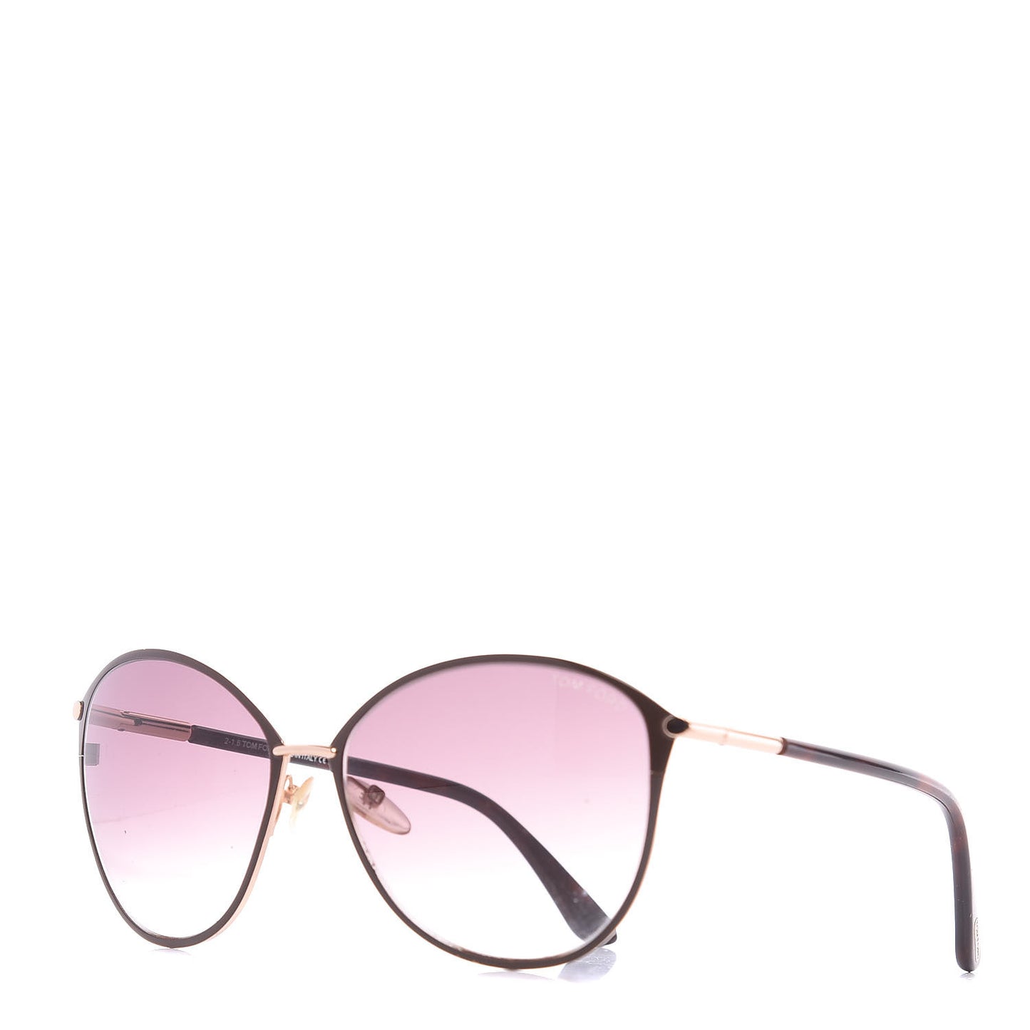 Penelope Vintage Round Sunglasses TF320 Brown
