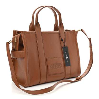 Marc Jacobs Grained Calfskin Medium The Tote Bag Argan Oil 2 of 9