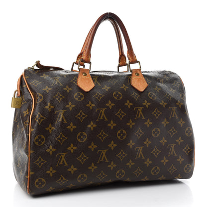 Louis Vuitton Monogram Speedy 35 2 of 19