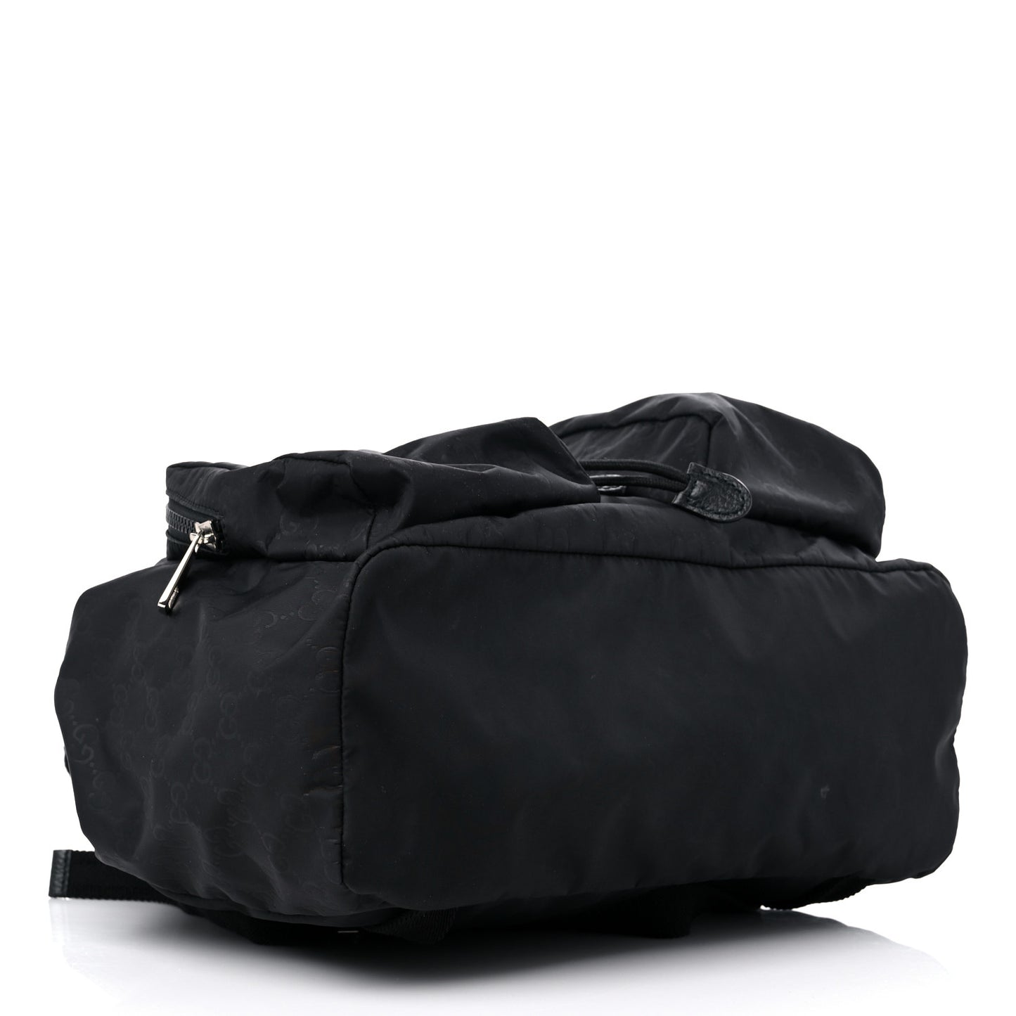 Nylon Monogram Small Single Buckle Backpack Black