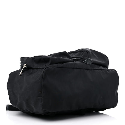 Gucci Nylon Monogram Small Single Buckle Backpack Black 4 of 11