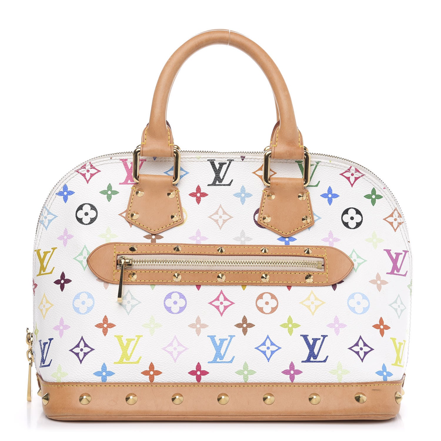 Louis Vuitton Monogram Multicolor Alma White 1 of 15