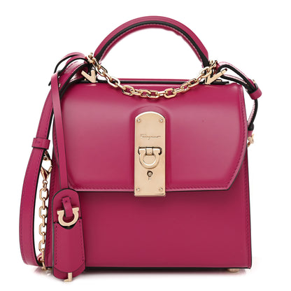 Salvatore Ferragamo Smooth Calfskin Mini Boxyz Pink 1 of 8