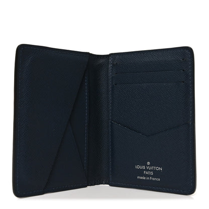 Louis Vuitton Epi Initials Pocket Organizer Blue Marine 5 of 7
