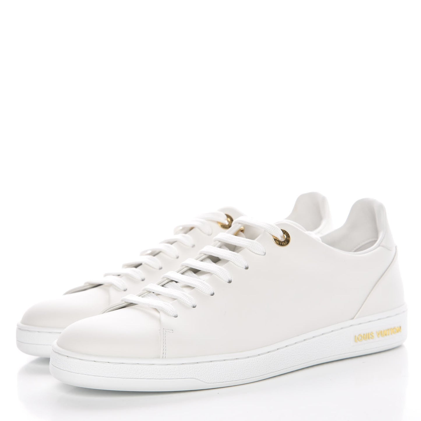 Calfskin Frontrow Sneakers 39 White
