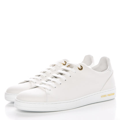 Louis Vuitton Calfskin Frontrow Sneakers 39 White 3 of 9