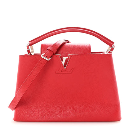 Louis Vuitton Taurillon Capucines PM Rubis 1 of 9