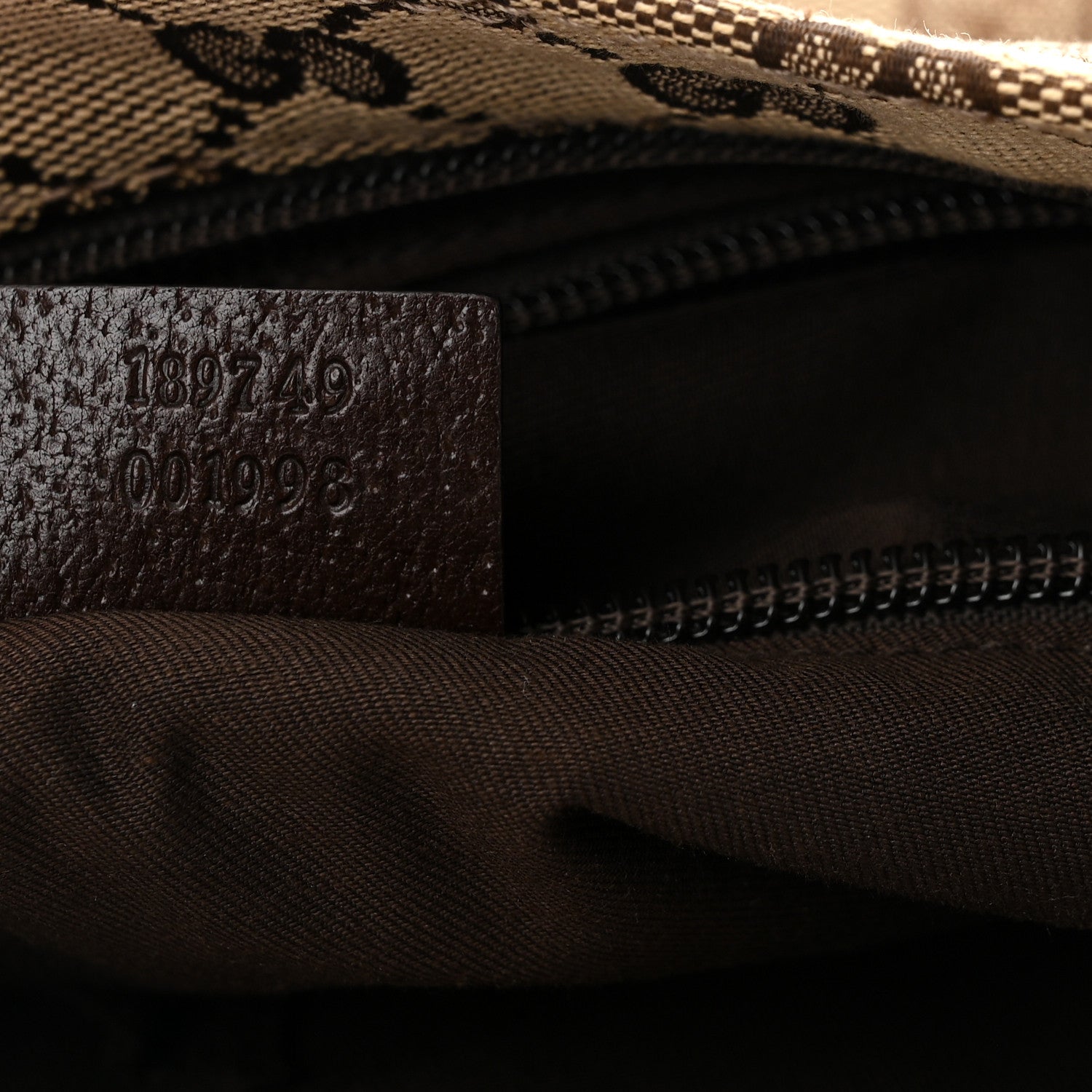 Gucci Monogram Web Small Flat Messenger Crossbody Dark Brown 7 of 10