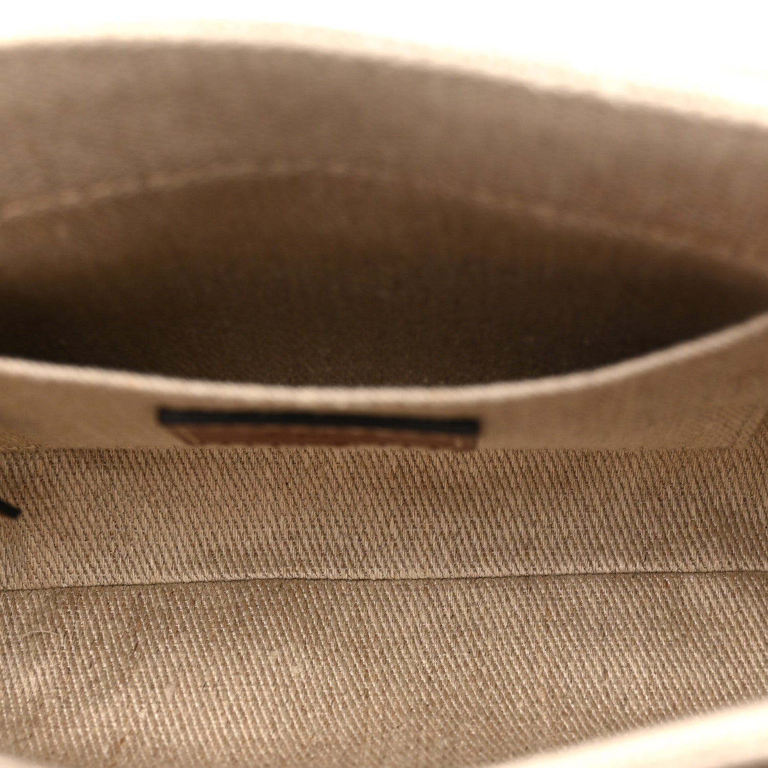 Chloe Cotton Calfskin Mini Woody Ribbon Tote White Brown 5 of 10