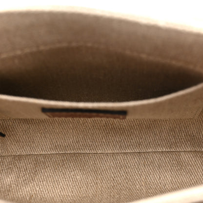 Chloe Cotton Calfskin Mini Woody Ribbon Tote White Brown 5 of 10