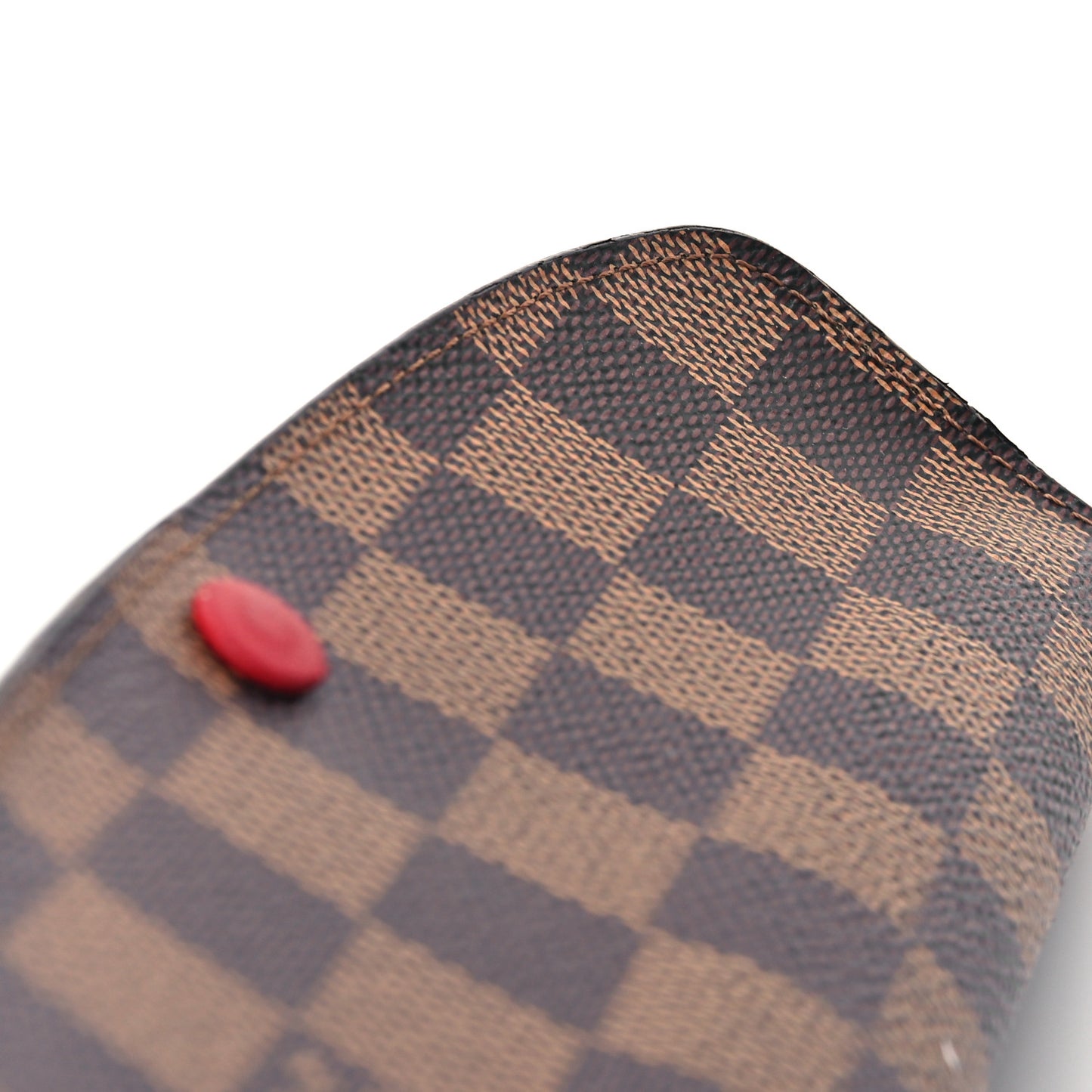 Damier Ebene Emilie Wallet Red