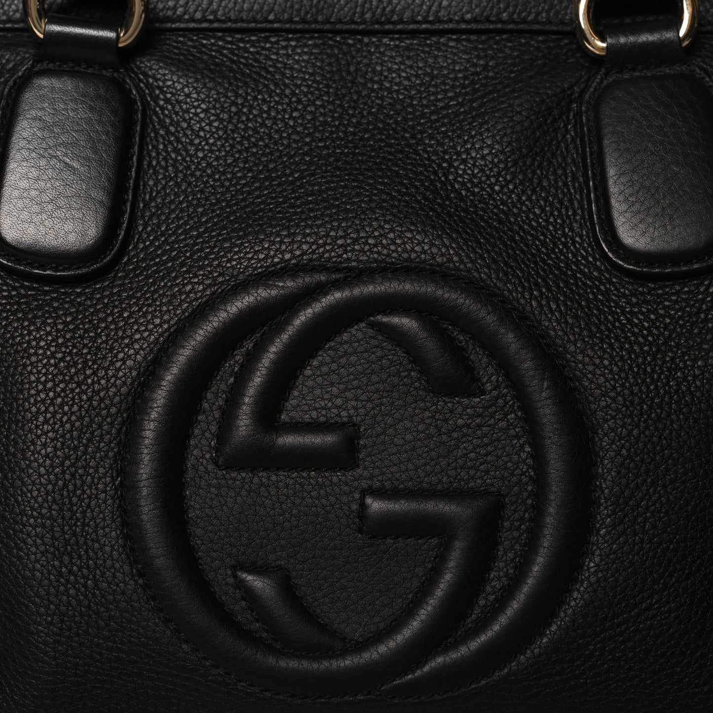 Cellarius Calfskin Small Soho Top Handle Satchel Black