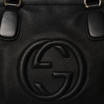 Gucci Cellarius Calfskin Small Soho Top Handle Satchel Black 8 of 10