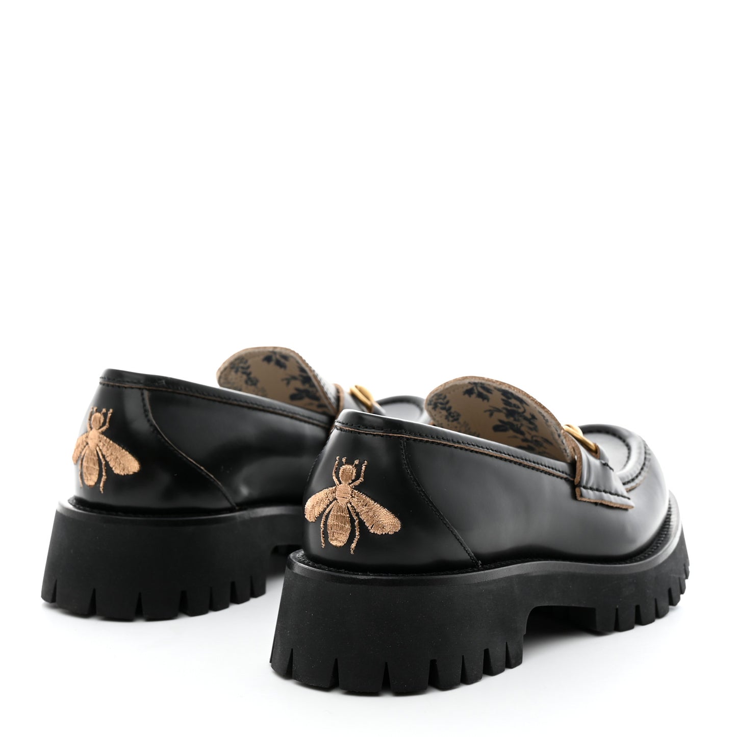 Cordovan Lux Womens Harald Horsebit 25mm Platform Loafers 38 Black