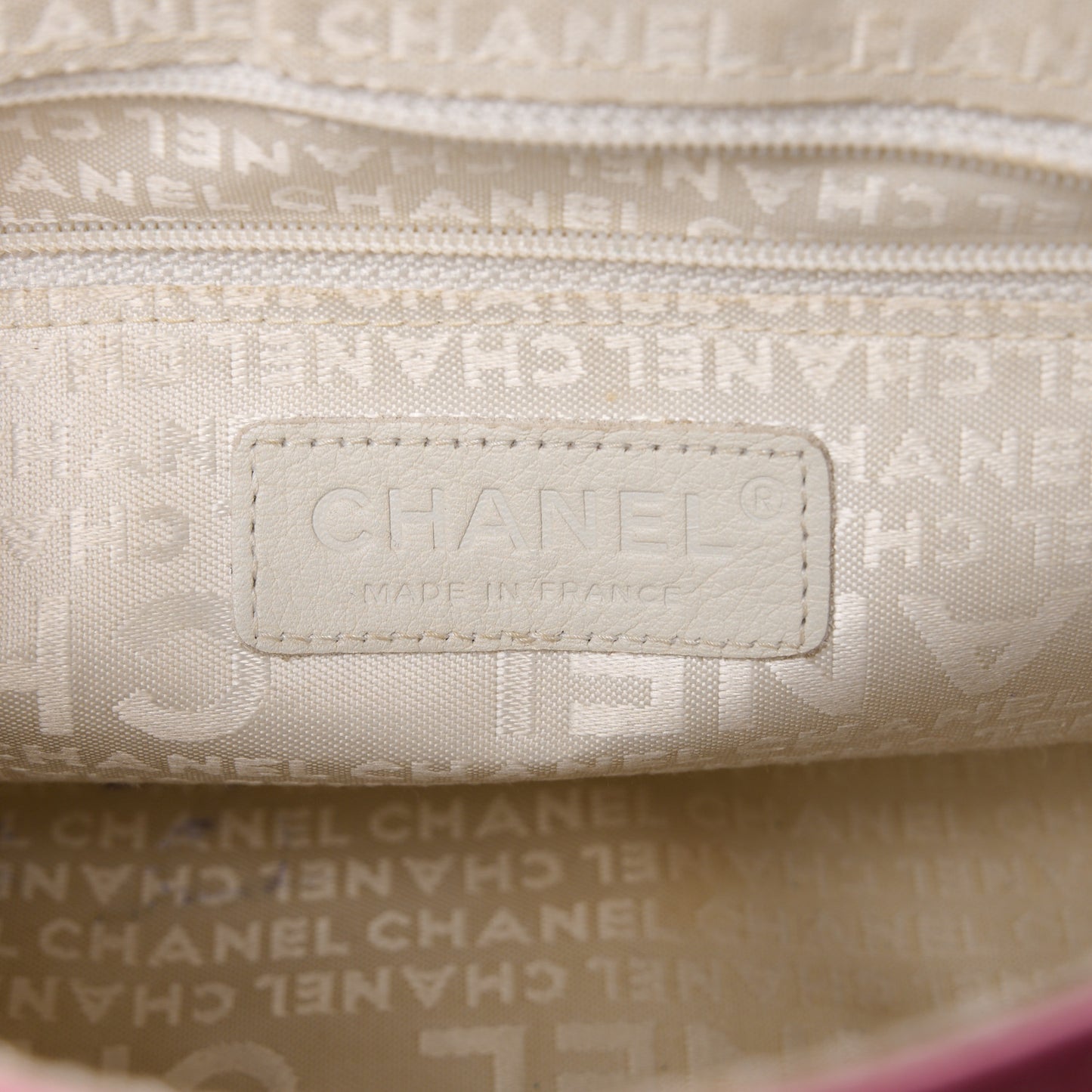Glazed Calfskin Quilted Lucky Charms East West Accordion Flap Pink