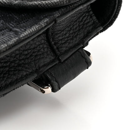 Christian Dior Oblique Saddle Messenger Pouch Black 14 of 16