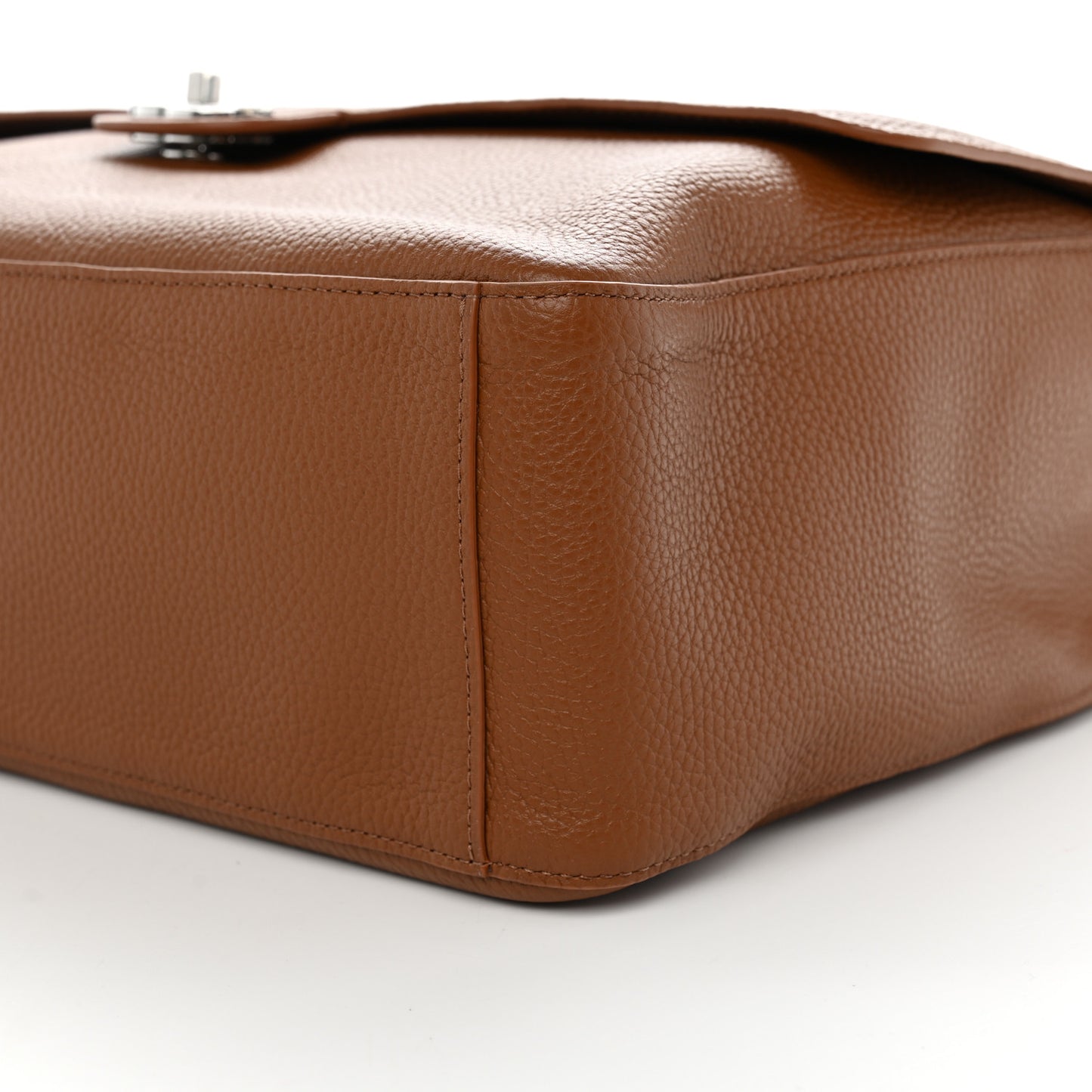 Grained Calfskin Souplissimo Maxi Flap Camel