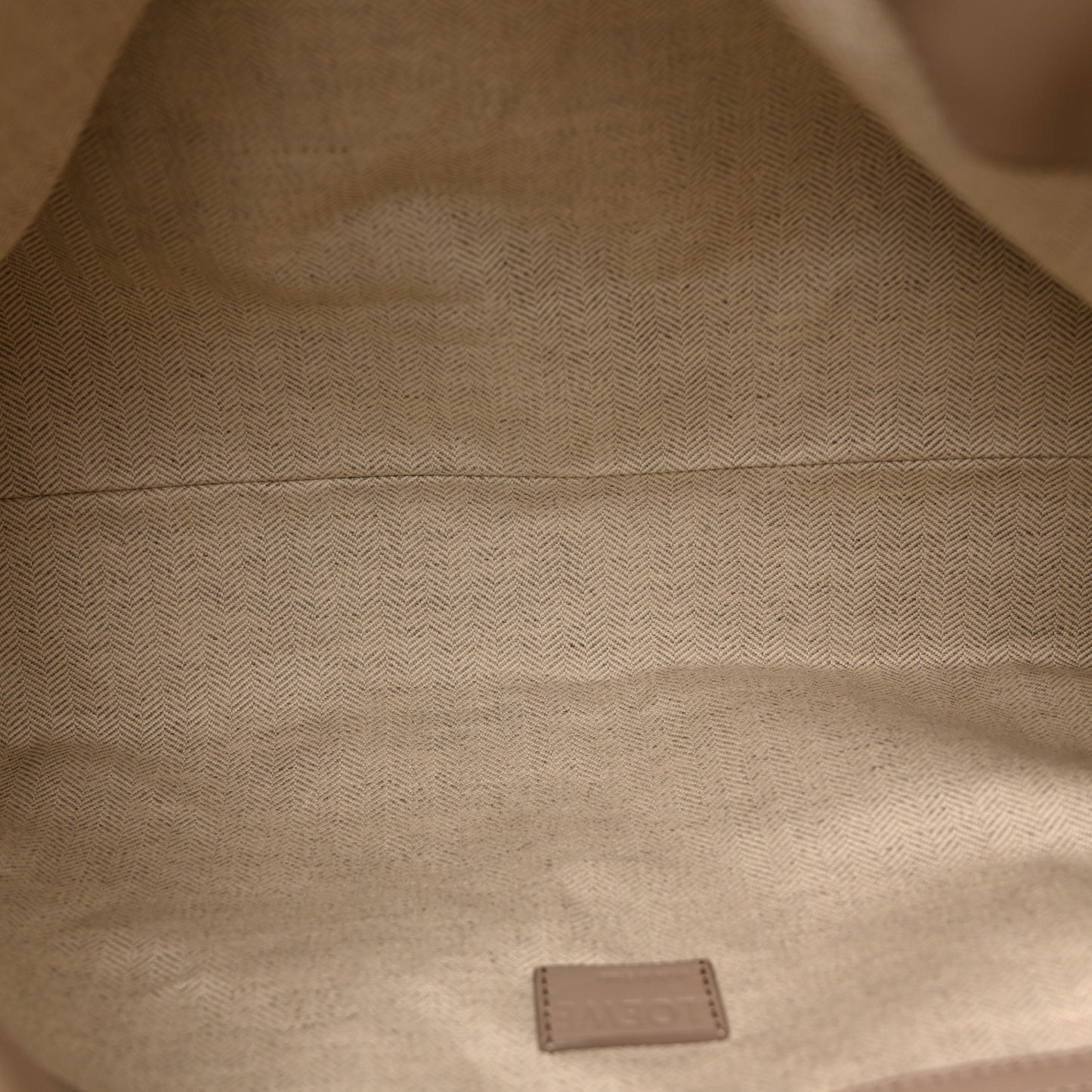 Calfskin Large Flamenco Knot Bag Sand